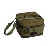 Bolsa térmica plegable de 8 L aislada para el almuerzo compacta | Oxford de alta densidad 900D, resistente al desgarro, a prueba de salpicaduras de agua, construcción resistente, duradero