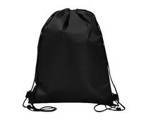 Bolsa Térmica Plegable Impermeable - 1 Mini Bolsa Térmica de Aluminio con Cordon para Viajes Escolares (Negro)