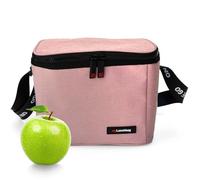 Iris Barcelona - Bolsa Térmica Porta Alimentos 4L Rosa - Bolsa Almuerzo, Bolsa Isotérmica para Comida, Lunch Bag Portátil, Bolsa Nevera Pequeña para Trabajo y Picnic, Mantiene Frío hasta 8 Horas