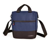 Bolsa Térmica Porta Alimentos 6,5 l - Lunch Bag Grande 24 x 11,5 x 27 cm, Bolsa Trabajo con Efecto Nevera Capacidad para 2 Taper, Nevera Portátil para Comida, Oficina, Pícnic, Camping, Azul Marino