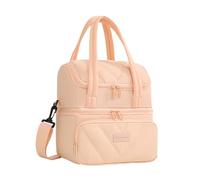 Bolsa Termica Porta Alimentos de Doble Capa Reutilizable de Lujo con Gran Capacidad,Nevera Portatil e Impermeable con Múltiples Bolsillos/Ajustable Bandolera,Mujeres/Hombres/Niños,Trabajo/Picnic/Viaje