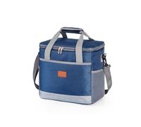 Bolsa Térmica Portátil, Bolso Impermeable Con Bolsillos Laterales, Mantiene La Temperatura De 3 A 6 Horas, Para De Picnic O De Camping. Se Puede Llevar En La Mano, Al Hombro O Cruzada ,15L,Blue