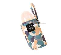 Bolsa térmica transportable con alimentación USB para bebé, con impresión armada, impermeable, plan delgado para madre en Proceed, 2 compartimentos, bolsa térmica para biberones