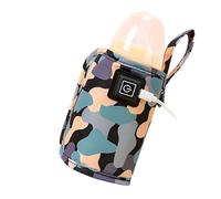 Bolsa térmica transportable con alimentación USB para bebé, con impresión armada, impermeable, plan delgado para madre en Proceed, 2 compartimentos, bolsa térmica para biberones