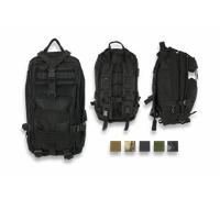 Bolsa tipo mochila barbaric negra con cremallera y capacidad para 30