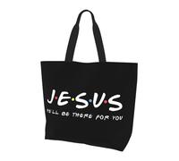 Bolsa Tote Jesús Bolso Versátil Impermeable Bolsas De Mano Para Diario Cotidiana Unisex
