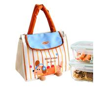 Bolsa Tote para Almuerzo Tema de Perro con Forro Aluminio y Contenedor Gran | Lonchera Térmica Aislada para Playa Pesca Escuela Deportes Gimnasio Viajes Hombres Mujeres Ninos