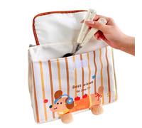 Bolsa tote para el almuerzo Tema de Perro con Forro Aluminio y Contenedor | Lonchera Térmica Aislada para Playa Pesca Escuela Deportes Gimnasio Viajes Hombres Mujeres Ninos