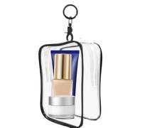 Bolsa transparente para llavero, funda de transporte cuadrada multifunción, bolsa de almacenamiento para muñecas colgantes, bolsa de almacenamiento portátil para figuras pequeñas y muñecas, Black,