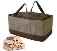 Bolsa Transportadora De Leña - Bolsa Impermeable Para Troncos | Transportador De Madera De Tela Oxford,Para Camping, Cabaña, Estufa, Exterior, Comestibles, Verduras, Frutas, Cebollas, Herramientas