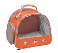 Bolsa transportadora para mascotas, bolsa portátil para hámster, bolsa de transporte de pájaros, para viajes al aire libre, bolso de mano para hámster con ventana de malla