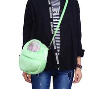 Bolsa Transportadora para Mascotas, Lavable en Caliente, para Dormir, Exterior, Viaje, para Rata, Hámster, Erizo, Rosa, Azul, Verde, 21x25cm, 1m (Green)