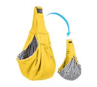 Bolsa transportadora para mascotas para perros pequeños, bolsa reversible para perros pequeños, transportador transpirable para cachorros, mascotas con correa ajustable para perros y gatos para