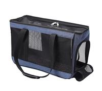 Bolsa transportadora para mascotas, suave para exteriores, impermeable, productos cómodos para mascotas, gran capacidad, bolsa transpirable, bolsillo con cremallera, transportador, lavable a máquina