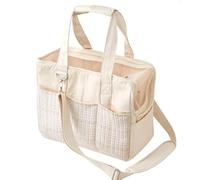 Bolsa transportín para perros plegable de tela de algodón Bolsa de viaje para mascotas Transportín para Perros Gatos Portátil Bolsa Plegable