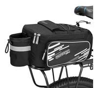 Bolsa trasera bicicleta negra 30x16x15cm 12L impermeable