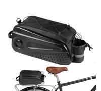 Bolsa Trasera De Bicicletas Alforja Organizadora | Bolsa Reflectante de Carcasa Rígida 8,6 L para Cuadro Trasero Teléfono, Llaves, Tarjetas, Protector Solar