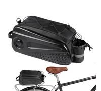 Bolsa Trasera De Bicicletas Organizador De Almacenamiento Para Alforja Y | Bolsa Reflectante de Carcasa Rígida 8,6 L para Cuadro Trasero Suministros, Accesorios, Herramientas, Ropa, Pro