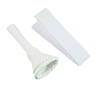 Bolsa urinaria masculina con catéter externo, catéter urinario externo de goma reutilizable y portátil para hombres. ((Medium 25mm/1 Inches) (Pack of 25))