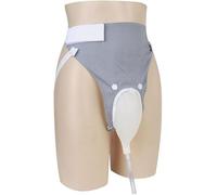 Bolsa urinaria portátil, bolsa de orina masculina reutilizable, colector de orina de silicona, dispositivos para incontinencia masculina con 2 bolsas de catéter de orina, 1000 ml y 2000 ml,Old male