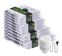 Bolsa Vacio Ropa Con Bomba Eléctrica, 10 Bolsas Para Guardar Ropa (2 Jumbo, 2 Grandes, 3 Medianas, 3 Pequeñas), Reutilizables Para El Almacenamiento De Temporada Y ArtíCulos De Viaje