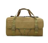 Bolsa Viaje Mochila al Aire Libre Impermeable Bolsa de Transporte Grande Engrosada Oxford Movimiento Embalaje edredón Almacenamiento Bolso de Viaje(Khaki)