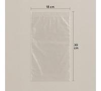 Bolsas 18x30 cm Plásticas Transparentes - Paquete Kilo para Mercado y Alimentos