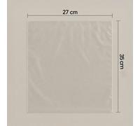 Bolsas 27x25 cm Plásticas Transparentes - Paquete Kilo para Mercado y Alimentos