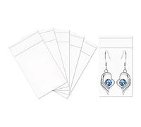 Bolsas adhesivas transparentes 5x8cm 200 piezas Pequeñas bolsas de celofán OPP Plásticos 50µm Contacto con la seguridad alimentaria para dulces Joyas Cuentas Pendientes Collares (15 Tamaños a Elegir)