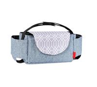 Bolsas aislantes for botellas de leche for niños, bolsa de almacenamiento for mamás, colección de cosas for niños, accesorios for cochecito, cuidado de niños(Gray diamond grid)