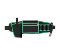 Bolsas ajustables para cinturón de herramientas con materiales de diseño transpirables, organizadores de equipo de camping para un uso cómodo durante todo el día, Taladro con cremallera, Green