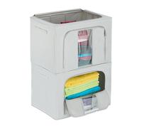 Bolsas almacenaje ropa Cajas almacenamiento Organizadores plegables tela En pack