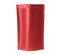 bolsas autopercladas, 100 bolsas de aluminio Mylar con cierre hermético, tipo stand-up, muesca for abrir fácilmente, multicolor, varios tamaños(Red,20x30cm)