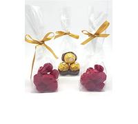 Bolsas celofan transparentes con fuelle y base rectángular.100 und. Bolsas Chuches cumpleaños infantil. Bolsas plástico galletas, caramelos.Bolsitas regalos bautizo, comunión,navidad,boda. 6x19+ 4cm