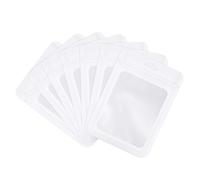 bolsas con cierre hermético, Paquete de 100 bolsas Ziploc con cierre plano y papel aluminio(10.5x15cm)