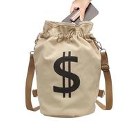 Bolsas con cordón - Bolsa de deporte divertida con patrón de dólar, paquete de almacenamiento de papelería, para gimnasio, entrenamiento, deportes, fútbol, natación, playa, escuela, viajes, mujeres