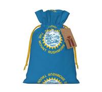 Bolsas con cordón con estampado de la bandera de Dakota del Sur, bolsas de regalo reutilizables con cordón, perfectas para vacaciones y fiestas