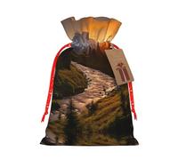 Bolsas con cordón con estampado de parque nacional, bolsas de regalo reutilizables con cordón, perfectas para vacaciones y fiestas