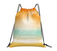 Bolsas con Cordón Cristo Drawstring Bag Plegable Mochila con Cordón Durable Bolsa De Cuerdas para Gimnasio Natación Vacaciones