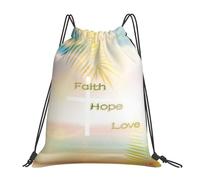 Bolsas con Cordón Cristo Mochila con Cordón Plegable Drawstring Bag Ajustable Mochila Cuerdas para Gimnasio Escuela Playa
