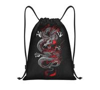 Bolsas con Cordón Dragones Mochila Cuerdas Moda Bolsa De Cuerdas Plegable Bolsa De Cuerda para Playa Escuela Vacaciones