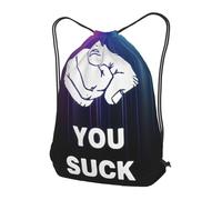 Bolsas con Cordón Eres Un Asco Ofensivo Mochila Cuerdas Luz Mochila con Cordón Durable Drawstring Bag para Escuela Natación Vacaciones