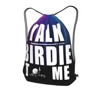 Bolsas con Cordón Háblame, Pajarito Mochila Cuerdas Plegable Drawstring Bag Durable Bolsa De Cuerda para Vacaciones Escuela Natación