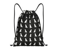 Bolsas con Cordón Impresión De Lindo Perro Labrador Bolsa De Cuerdas Moda Drawstring Bag Ajustable Mochila con Cordón para Vacaciones Gimnasio Escuela