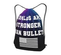 Bolsas con Cordón Las Palabras Son Más Fuertes Que Las Balas Drawstring Bag Ajustable Mochila con Cordón Moda Bolsa De Cuerda para Vacaciones Natación Playa