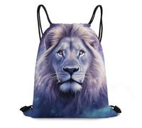Bolsas con Cordón León Mágico De Anime Bolsa De Cuerdas Durable Mochila con Cordón Ajustable Mochila Cuerdas para Playa Natación Vacaciones