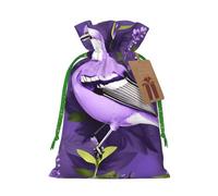 Bolsas con Cordón Pájaro Entre Flores De Lavanda Morada Drawstring Bag Luz Mochila con Cordón Moda Mochila Cuerdas para Gimnasio Natación Vacaciones