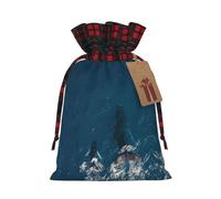 Bolsas con cordón para regalo de ballena y mamíferos oceánicos, bolsas de almacenamiento de tela, bolsas de almacenamiento de papel de regalo de boda o