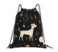 Bolsas con Cordón Perro De Dibujos Animados Gracioso Y Adorable Cachorro Bolsa De Cuerdas Luz Mochila Cuerdas Moda Drawstring Bag para Vacaciones Natación Escuela