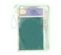 Bolsas con cremallera para aula, impermeable, portátil, A4, gran capacidad, solución de almacenamiento gruesa, organización de oficinas para folletos, tarjetas, examen, papelería